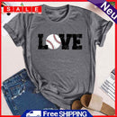 Independence Day Love Baseball Tea (Grey M) T-Shirt