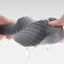 Soft Exfoliating Bathing Sponge Scrubber Exfoliating Massager Tool (Grey)