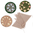 Garland Festival Celebration Flags Wedding Supplies Jute Banner Burlap Bunting
