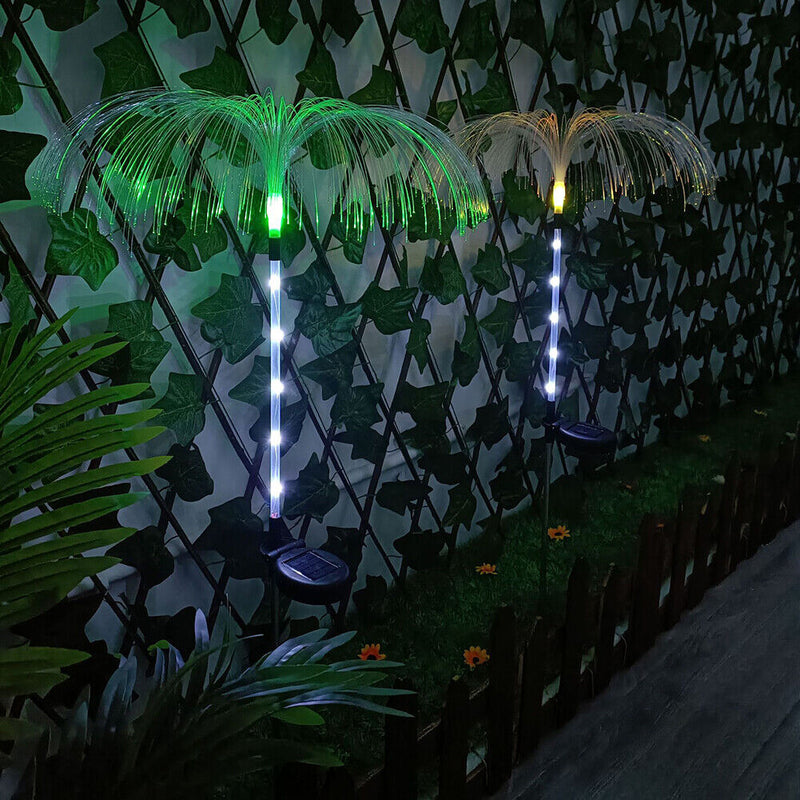 3pcs Jellyfish Solar Light - Outdoor Garden Way - Lawn Yard - LED Rod Male Lamp