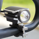 Electric Vehicle Dual Light Color Fog Light Projector Spotlight Motorcycle Headl