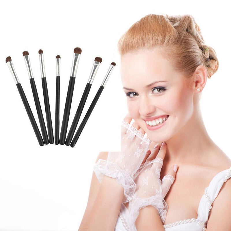 7pcs Pro Eyesshadow Brushes Eye Shader Makeup Cosmetic Foundation Brush Tool Set