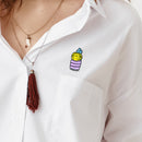 Green Plants Badges Brooches Enamel Lapel Pins Ornaments Jewelry for Women Me