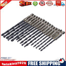15 pcs High Speed Steel Titanium Coated Drill Bits Set 3 4 5 mm Hex Shank