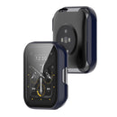 Watch Protective Cover+Screen Film for Realme Watch 2 Pro Case (Dark Blue) Newly