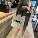 Clear Jelly PVC Large Shopping Totes Women Girls Beach Casual Shoulder Handbags