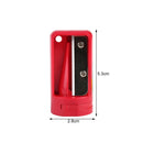 Woodwork Carpenter Pencil Sharpener Narrow Shaver Tool Stationery (Red)