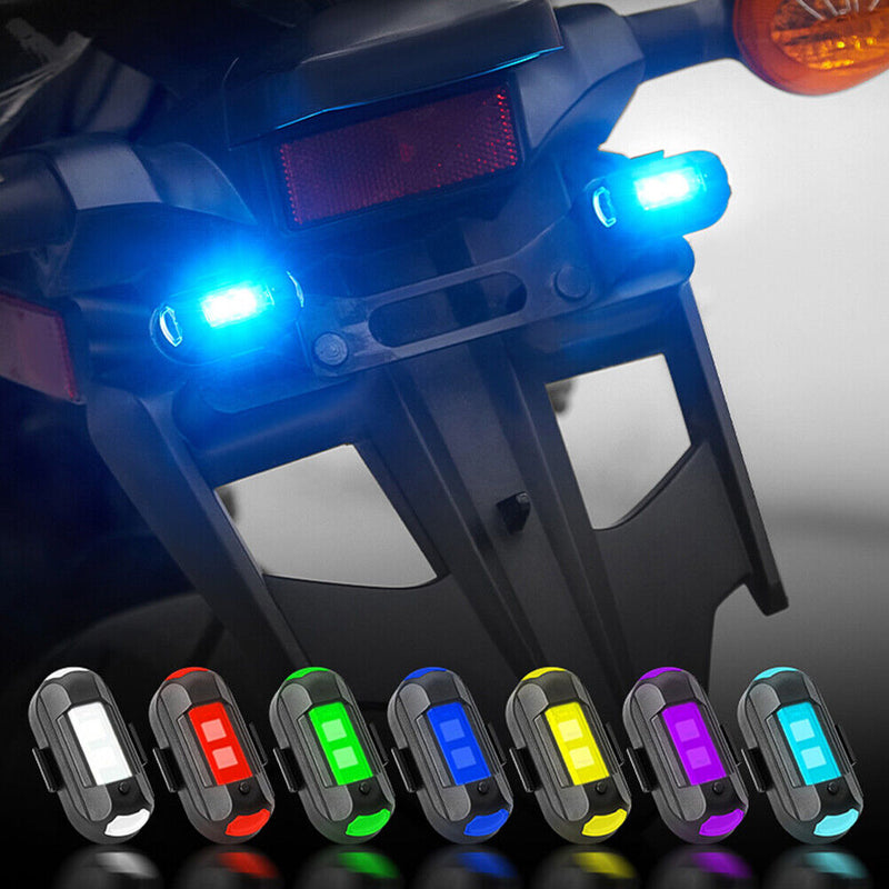 #A Led Motorcycle Lights 7 Colors Magnetic Retrofit Night Lamp Ip65 Waterproof