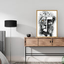 Double Cross Frameless Picture Oil Paint By Numbers Hand Painted Picture Kit