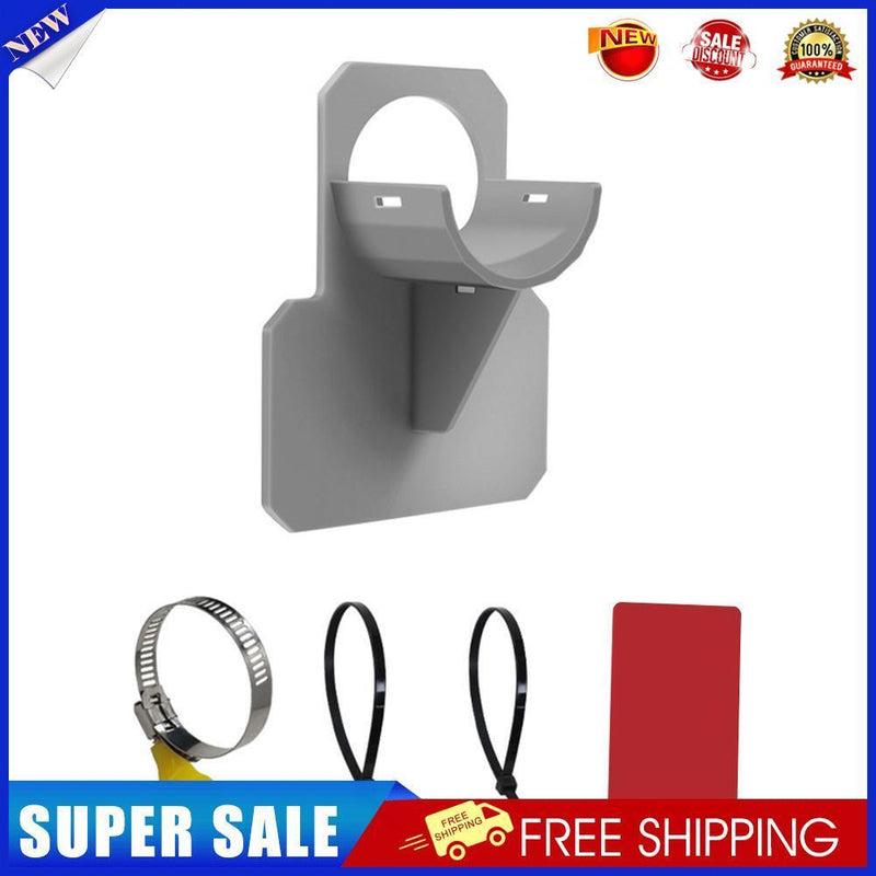 Pipe Holder for Intex Above Ground Pool Hose Outlet Bracket w/ Clamp (Grey)