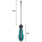 Insulated Handle Screwdrivers Electrician's Screw Driver (125mm/Straight) Newly