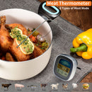Digital Kitchen Thermometer Meat Food Temperature Measurement Tool (Grey)