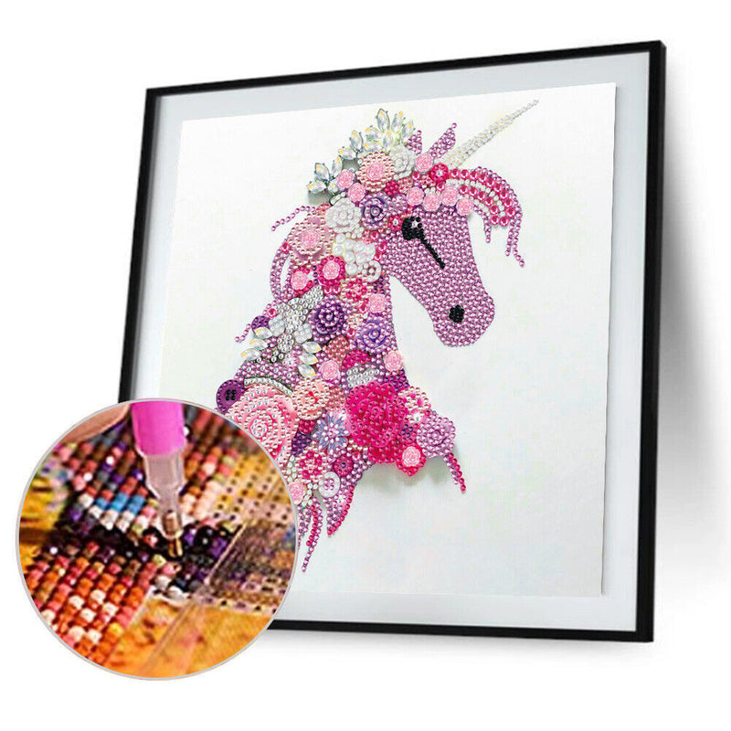 5D Diamond Painting DIY Animal Partial Special Shape Wall Decor Rhinestone