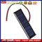 4V 0.2W Mini 2-Wire Epoxy Solar Panel 8 Solar Cells for Solar Projects 3x1 in