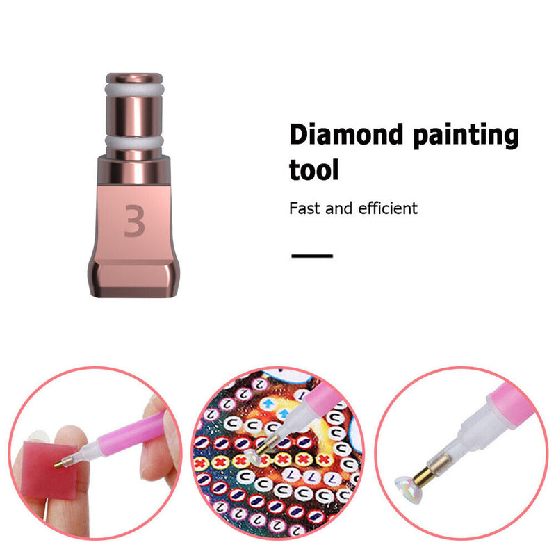 DIY Diamond Painting Pen Tool Rhinestones Head Embroidery Point Drill Pen T