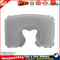 PVC U-Shaped Inflatable Pillows Portable Sleeping Break Neck Pillow (Gray) Newly