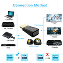 HD 1080P HDMI-Compatible to VGA Adapter VGA Output Laptop Converter Connector