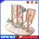 Milk Bottle Drain Rack Drying Stand Infant Milk Jar Washing Drying (Orange)