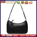 Ladies Soft PU Leather Fashion Underarm Bag Women Retro Solid Color Shoulder Bag