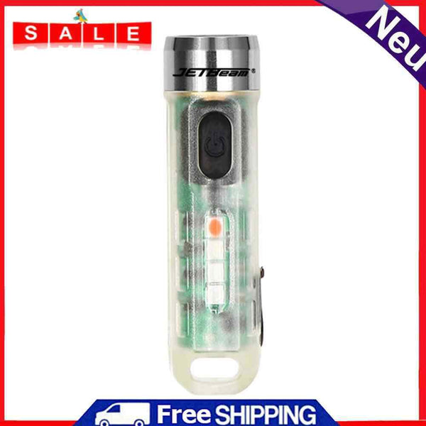 JETBeam Flashlight UV LED Type-C Rechargeable Waterproof Mini Keychain Light