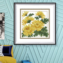 Partial Cross Stitch Kit November 14CT Counted DIY Needlework Decor (H433)