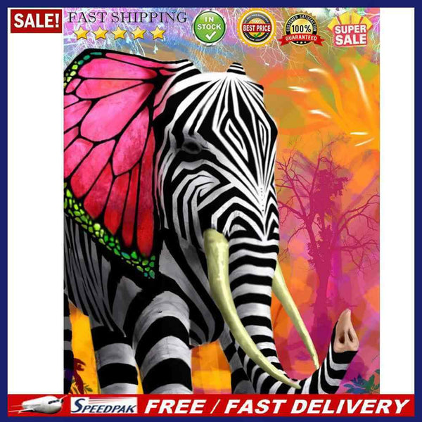 Diamond Painting 5D DIY Elephant Full Round Drill Rhinestone Picture