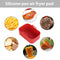 #A Silicone Air Fryer Liner Square Oven Microwave Baking Fryer Pans Pot Basket M