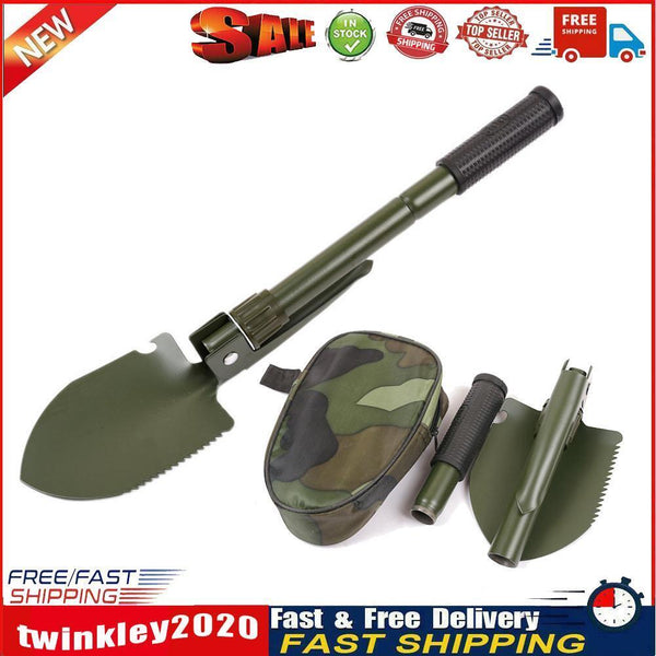 Multifunction Shovel Tools Folding Trowel with Compass Multitool Newly