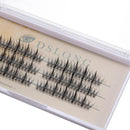 Fluffy Criss-cross Dramatic Individual Lashes False Eyelashes V-shape Segment
