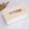 Tissue Box Dispenser Paper Storage Holder Napkin Case Wooden Organizer D6P6