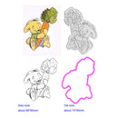 Cutting Die Stencil Scrapbooking Rabbit Stamp Paper Card Embossing Craft-190311