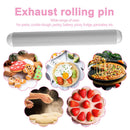 Non-stick Dough Roller Sticks ABS Rolling Pin Dumpling Wrapper (Grey)