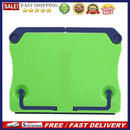 Portable Music Stand Hand Roll Desktop Reading Frame Flat Holder (Green)
