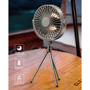 #A Desk Tripod Stand Air Cooling Fan with Night Light Outdoor Camping Ceiling Fa