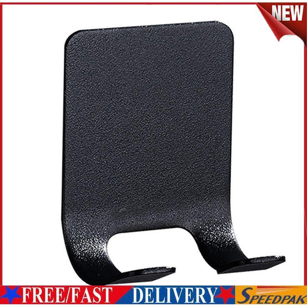 Self-adhesive Stainless Steel Double Hooks Bathroom Shaver Holder Hanger #F