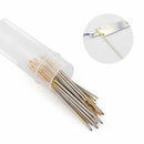 Size Home Cross Stitch Hand Large Eye Stainless Steel Threader Sewing Needles
