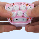 Whack-A-Mole Game - LED Mini Hamster Memory Game Toys Keychain (Purple) Newly