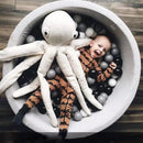 100pcs PVC Macaroon Ocean Balls Baby Kid Colorful Sea Balls (Tricolor 5.5cm