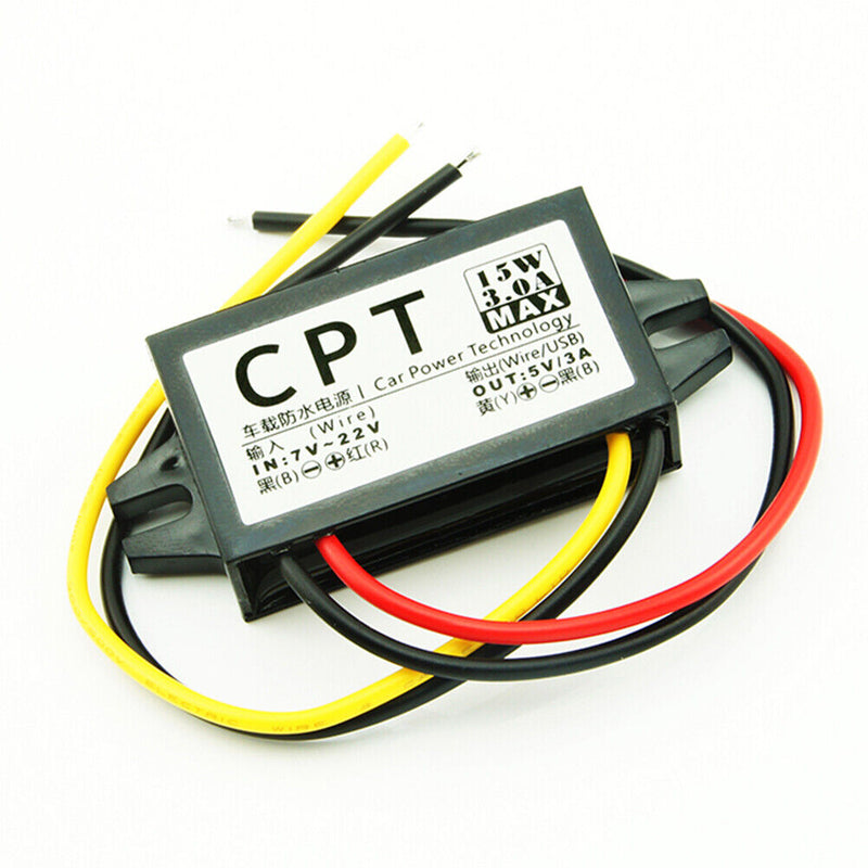 DC-DC Converter Regulator 12V to 5V 3A 15W Car Led Display Power Supply
