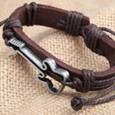 Unique Guitar Shape Girl Boy Braid Bracelet String Band Bangle Coffee