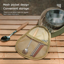 #A Outdoor Bowl Storage Bag Waterproof Tableware Cups Carry Case Organizer