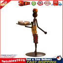 Creative Retro Metal Candle Holder Home Romantic Candlestick Ornaments (D) Newly