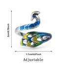 Finger Wear Peacock Sewing Accessories Knitting Loop Crochet Ring Yarn Guides