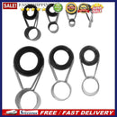 7pcs Fishing Rod Guide Top Ring Circle Pole Line Guides Eyes Fishing Access