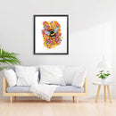 Full Embroidery Printed 11CT Needlework Sets Bee Animal DIY Cross Stitch Kits