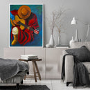 Frameless Oil Paint By Numbers Guitar Singer DIY Canvas Picture Craft Kit