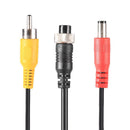 Aviation Head to RCA Male DC Male Extension Cable Adapter for Camera (B)