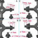 Tool Accessories Universal Chuck Key 4 Way Drill Press Hand Tool Drill Chucks