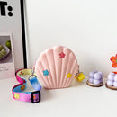 Fashion Crossbody Bag Cute Cartoons Shell Coin Purse Mini Kids Shoulder Bags