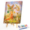 Girl Frameless Picture Oil Paint By Numbers Hand Painted Picture for Living Room